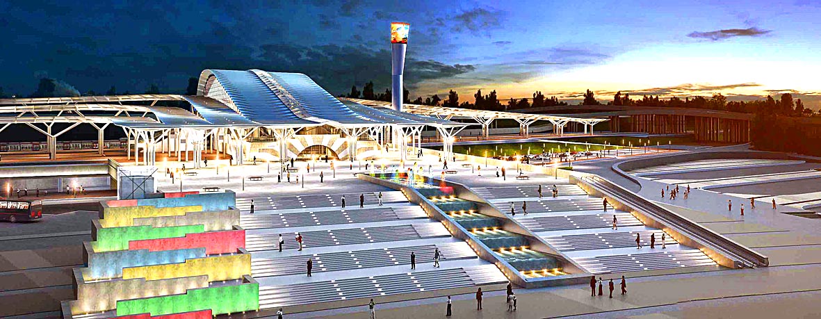 The project of the railway station «Olympic Park»